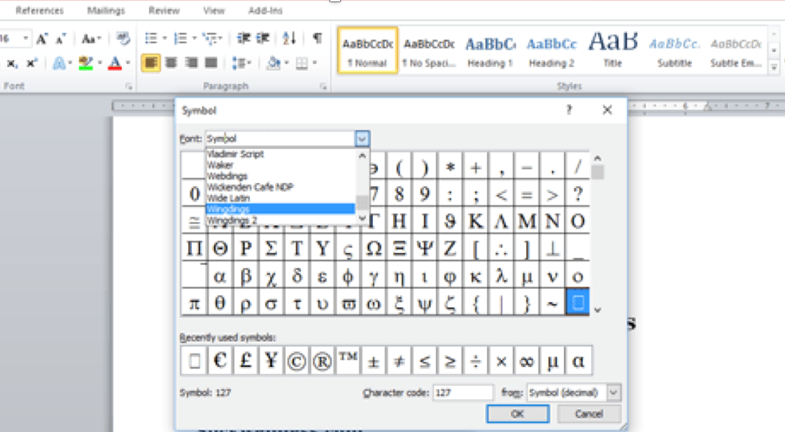 How to create checklist in Microsoft Word 1