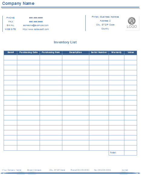 Beginners Guide To Creating An Inventory Form Free Sample Sheet Template